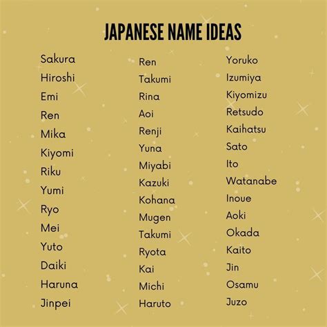 japanese gamer names